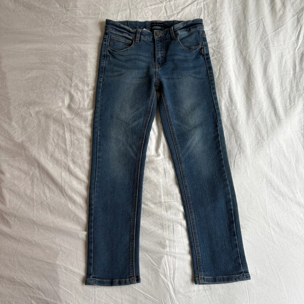 Silver Jeans Co Boys Nathan Slim Fit Straight Leg Jeans Blue‎ Size 12 NATHAN1223